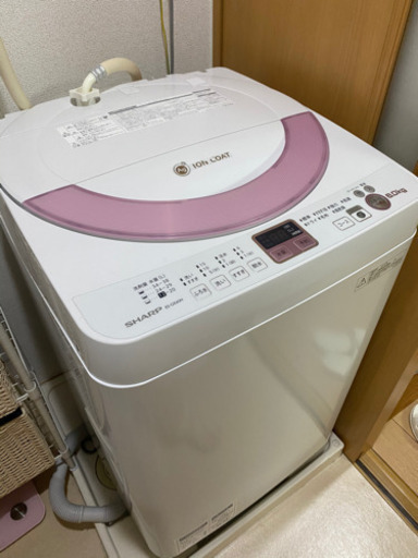 洗濯機 SHARP ES-GE60N 6.0kg