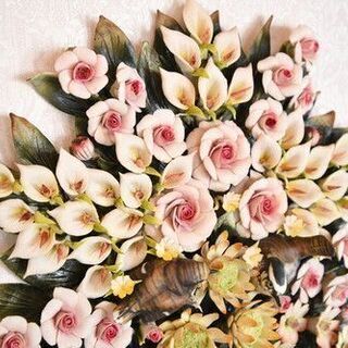 EMMEGI カポディモンテ磁器額