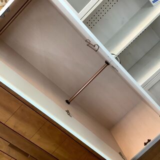 三友ファニチャー　ワードローブ　ホワイト