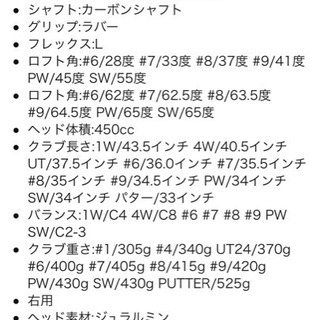 お得！！ワールドイーグルレディースゴルフセット⛳🏌🏿‍♀️