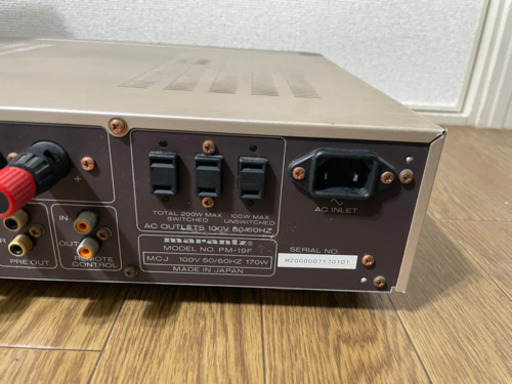 マランツ PM-19F プリメインアンプ修理 | 滋賀オーディオサービス