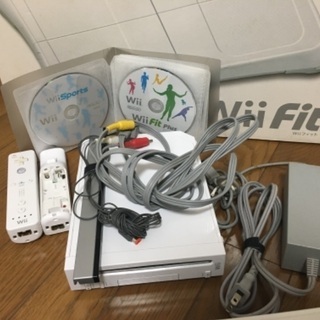 ①wii 本体、②wii fit plus、③バランスボード