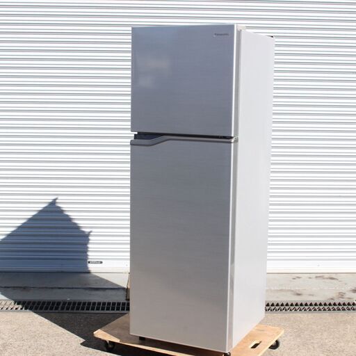 T422)★美品★Panasonic ノンフロン冷凍冷蔵庫 NR-B250T シャイニーシルバー 248L 2ドア 大容量 パナソニック 2019年製