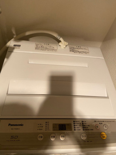 [値下げ:中古・美品]Panasonic洗濯機5キロ