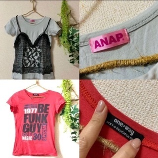 【早い者勝ち】ANAPとone way Tシャツセット