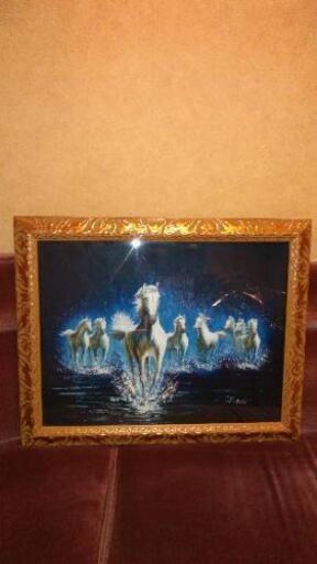 風水絵画馬 もも太郎 桑園のインテリア雑貨 小物 その他 の中古あげます 譲ります ジモティーで不用品の処分