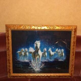 風水絵画馬 もも太郎 桑園のインテリア雑貨 小物 その他 の中古あげます 譲ります ジモティーで不用品の処分