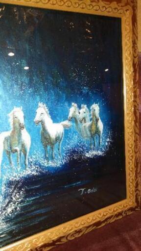 風水絵画馬 もも太郎 桑園のインテリア雑貨 小物 その他 の中古あげます 譲ります ジモティーで不用品の処分