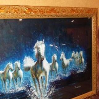 風水絵画馬 もも太郎 桑園のインテリア雑貨 小物 その他 の中古あげます 譲ります ジモティーで不用品の処分