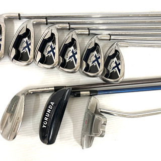 【SOLD OUT】 Callaway キャロウェイ ゴルフクラブ ＋ キャディバッグ ＋ NIKE SQ 5900ドライバー等 計13本セット