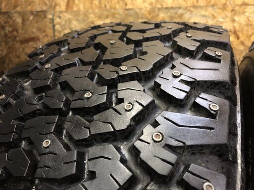 BF Goodrich All-Terrain T/A KO LT295/75R16 16インチ スパイクタイヤ 4本 バリ溝 ホワイトレター カップピン　(TE482) クレジットカード QR決済可能 BF Goodrich All-Terrain T/A KO LT295/75R16 16インチ スパイクタイヤ