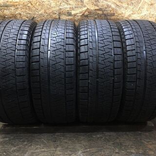 走行短め PIRELLI ICE ASIMMETRICO 235/50R18 18インチ スタッドレス 4本 2018年製 レクサスLS ヴェルファイア アルファード等　(TH376) クレジットカード QR決済可能