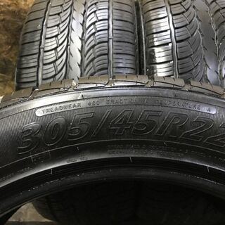 DURATURN MOZZO STX 305/45R22 22インチ 夏タイヤ 4本 2016年製 バリ溝 