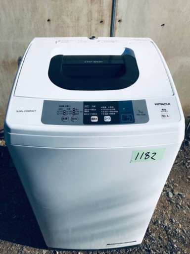 ✨2018年製✨1182番 HITACHI✨日立全自動電気洗濯機✨NW-50B‼️