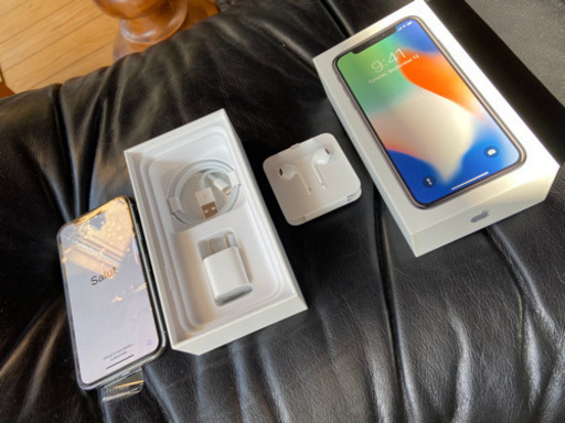 SIMフリー Apple iPhoneX 64GB シルバー格安SIM OK スピード発送