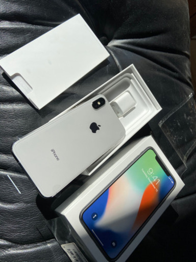 本日23時まて】新品未使用 iPhone X SIMフリー Apple 64GB シルバー