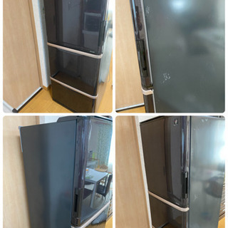 旭川 SHARP プラズマクラスター内蔵 両開き 3ドア 314L 冷凍冷蔵庫 清掃済
