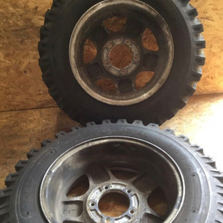 タイヤホイールセット 2本 DEESTONE EXTRA TRACTION 6.00-16 95L 6P.R ホイール SUZUKI ジムニー