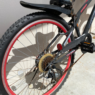 子供用自転車 子ども用自転車 26インチ アサップ 赤黒