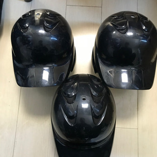 激安‼️軟式用野球の両耳ヘルメット　ネイビー　Mサイズ
