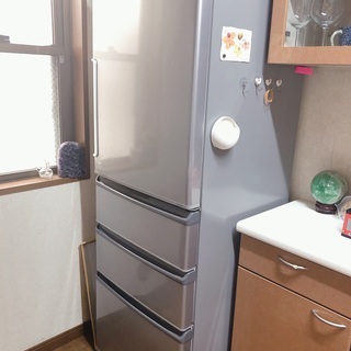 【ネット決済・配送可】AQUA製 冷凍冷蔵庫(355L/左開きタ...