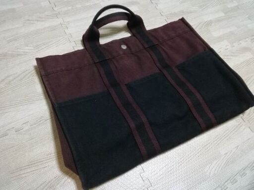 お譲り先決定★今月中お取引き出来る方は1000円引き★【トートバッグ　HERMES(エルメス)フールトゥMM】中古品