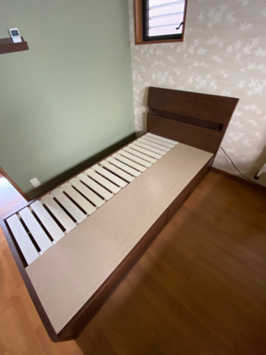 シングルベッド　収納付き　京都市周辺配送可能