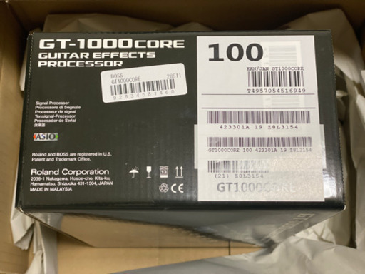 BOSS GT-1000Core  新品 未使用 未開封品