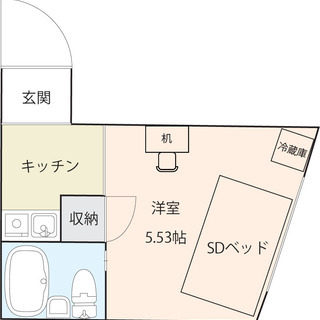 【家具付き】【初期費用2万円】高円寺駅から徒歩4分　新宿から東京...