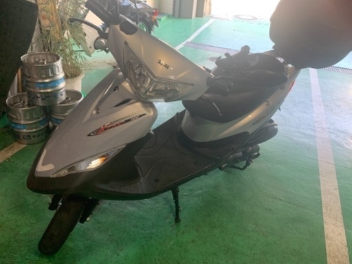 sym x'pro100 グリップヒーター付　格安小型　配達等に。