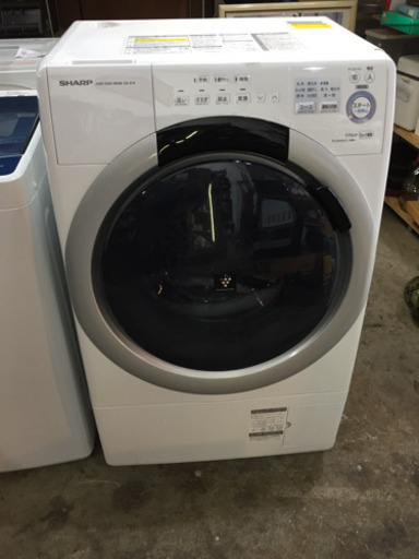 状態良好！ SHARP ななめ型ドラム式洗濯乾燥機 7kg 2016年製 ES-S7A