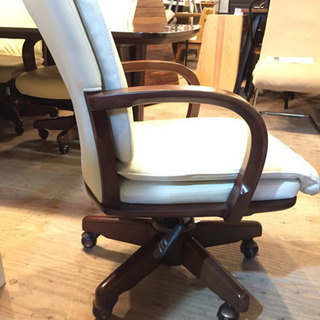 状態良好！ 天然木 ダイニングテーブル180×90 バレンシアアームチェア4脚 ダイニングセット  筑波産商