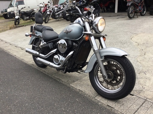 kawasaki バルカン400 ベース車両 車検付きシート張替え中 敷地内試乗済み