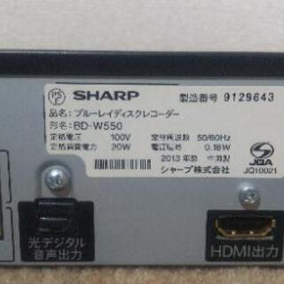 映像プレーヤー、レコーダー シャープBDレコーダー BD-W550 500GB 外 