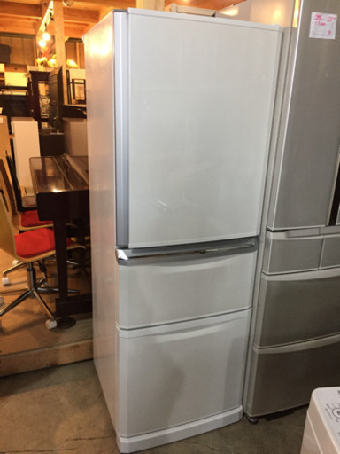 激安！ 三菱 MITSUBISHI 3ドア 冷凍冷蔵庫 335L 2018年製 MR-C34C-W
