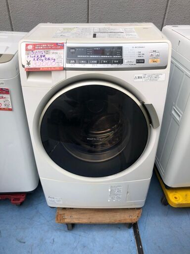 ☆中古 激安！！　パナソニック　Panasonic　ドラム式全自動洗濯機 　洗濯6kg乾燥3㎏　2014年製　NA-VD120L ￥32,000