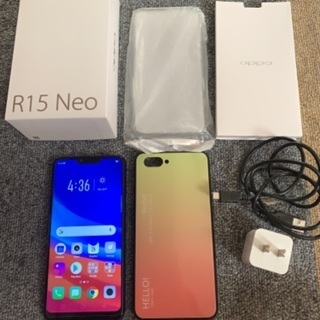 OPPO NEO R15スマートフォン。