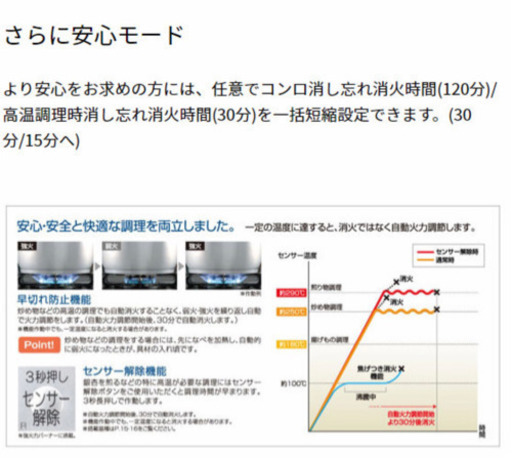 【売約済】パロマ プロパンガス ガスコンロ 二口、無水片面焼きグリル付き 右強火