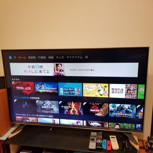 LG 4K テレビ 55インチ 2017年製品 YouTube Amazonプライム Netflix等 見れます