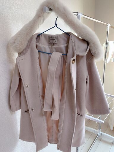 レディース フード ファー白コートsサイズmy Trends Jiang 常滑のコート レディース の中古 古着あげます 譲ります ジモティーで不用品の処分