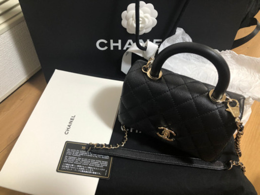 他サイトにて売り切れ！CHANEL シャネル ココハンドル キャビアスキン