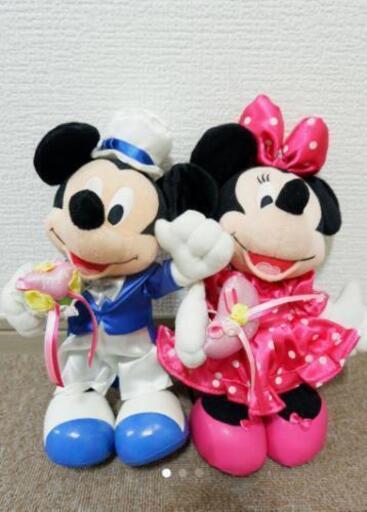 Disneyミッキー＆ミニーのぬいぐるみ