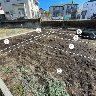 家庭菜園畑 月2,000円/1区画（10㎡）貸農園 埋まり...