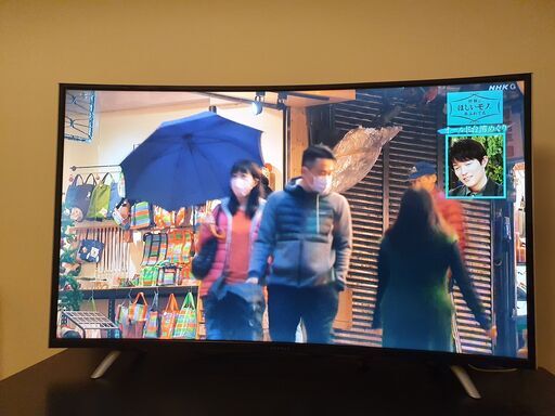 [値下げ] 48型 液晶HDテレビ 湾曲ディスプレイ