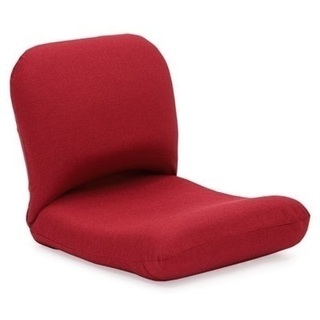 産学連携 背中を支える美姿勢座椅子 ヤマザキ 未使用 赤 レッド