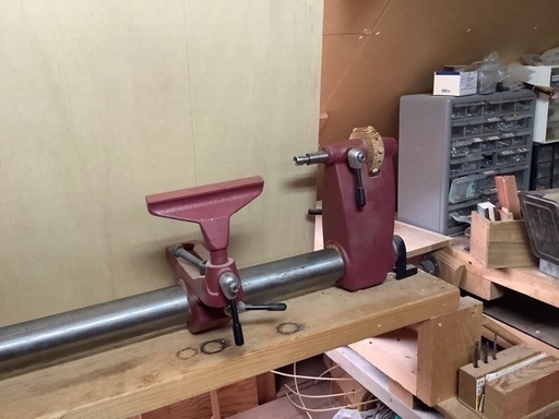 木工旋盤(REXON ショップ WLー12A)ですがターニングに興味のある方に 