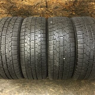 【TOYO GARIT GIZ 225/45R17】スタッドレス【RAZE マルチホイール 17インチ 7J5HPCD108/114.3+42】2018年製 バリ溝　(VTL347) クレジットカード QR決済可能