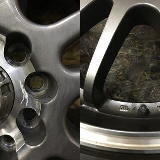 【TOYO GARIT GIZ 225/45R17】スタッドレス【RAZE マルチホイール 17インチ 7J5HPCD108/114.3+42】2018年製 バリ溝　(VTL347) クレジットカード QR決済可能