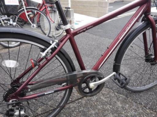 中古自転車1369 700×35C 7段ギヤ LEDオートライト アルミ