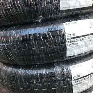 145/80R12 80/78N LT ブリヂストンK370新品...